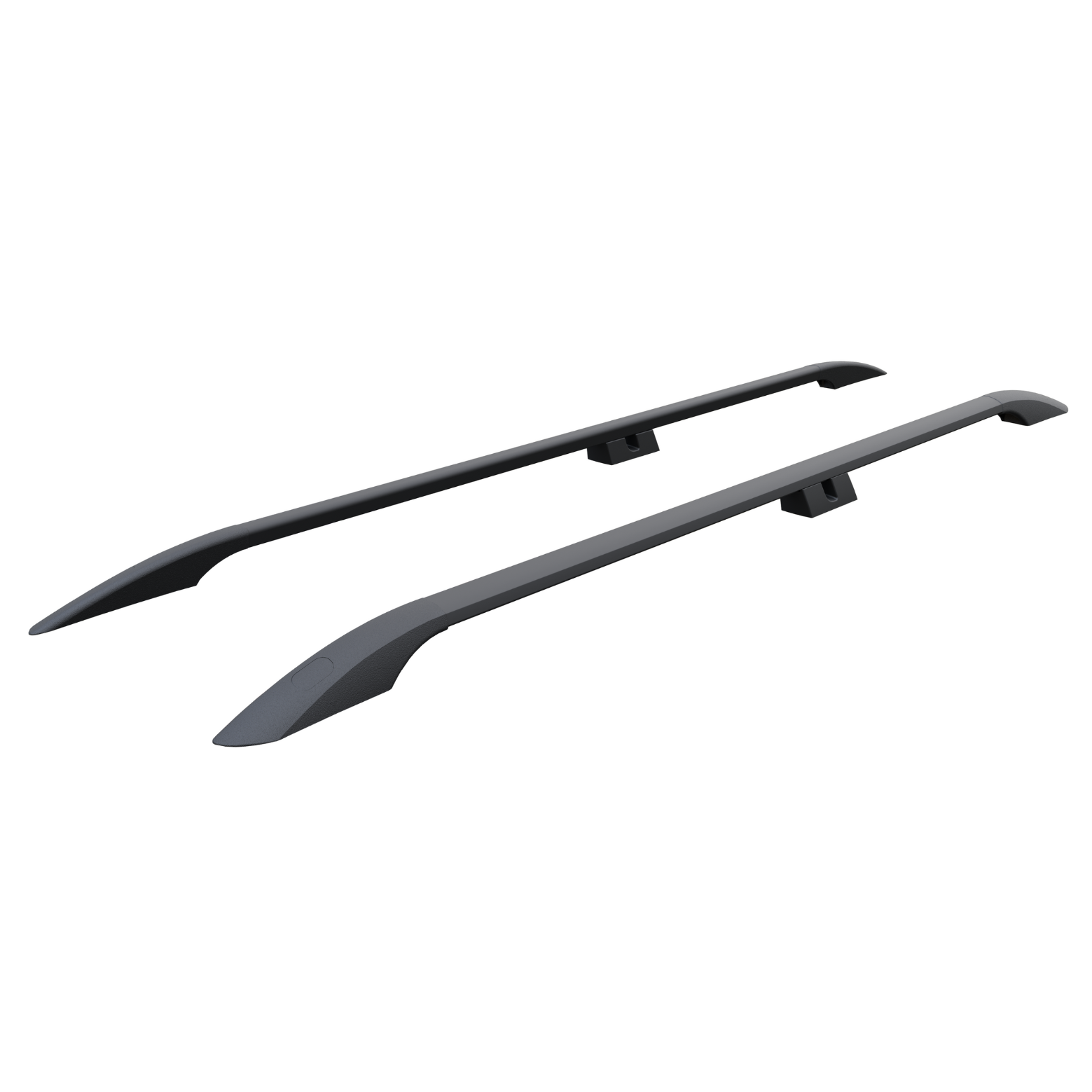 Aluminium Roof Rack Rails Side Bars Set To Fit Volkswagen Amarok 2010-2021 Black