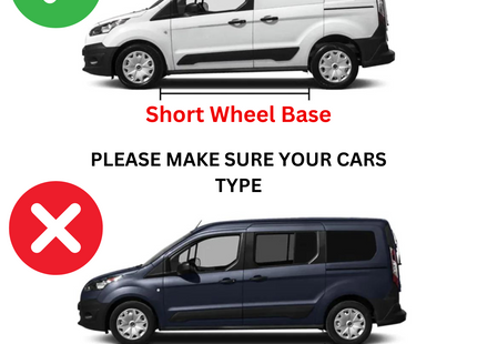 For Volkswagen Transporter T6 2015-2024 SWB Roof Side Rail and Roof Rack Cross Bar Black