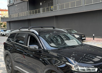 For Chery Tiggo 7 Pro 2022-2025 Aluminium Cross Bar, Roof Rack System, Flush Rail, Silver