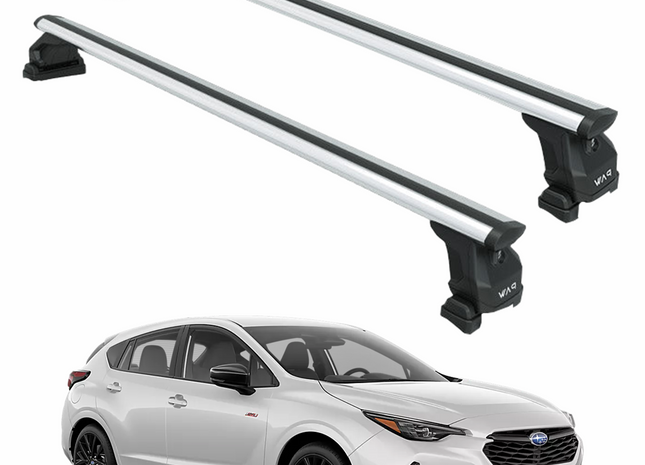 For Subaru Impreza Hatcbach 2024-2025 Roof Rack Cross Bar Fix Point Pro Fix Silver
