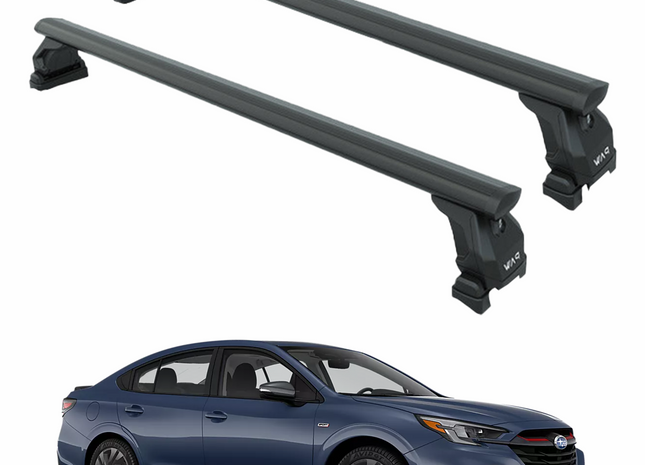 For Subaru Legacy Sedan 2020-2025 Roof Rack Cross Bar Fix Point Pro Fix Black