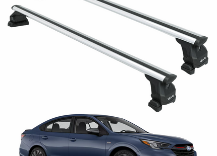 For Subaru Legacy Sedan 2020-2025 Roof Rack Cross Bar Fix Point Pro Fix Silver