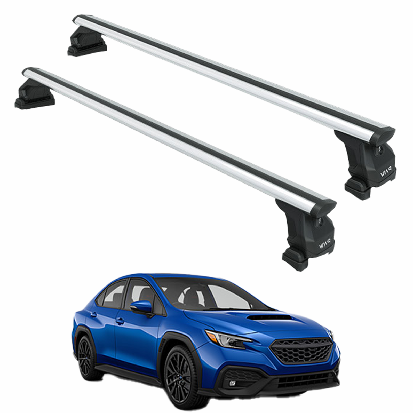 Subaru WRX 2019-2025 Roof Rack Cross Bar Fix Point Pro Fix Silver