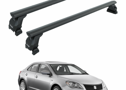 For Suzuki Kizashi Roof Rack Cross Bars Fix Point Black 2010-2013
