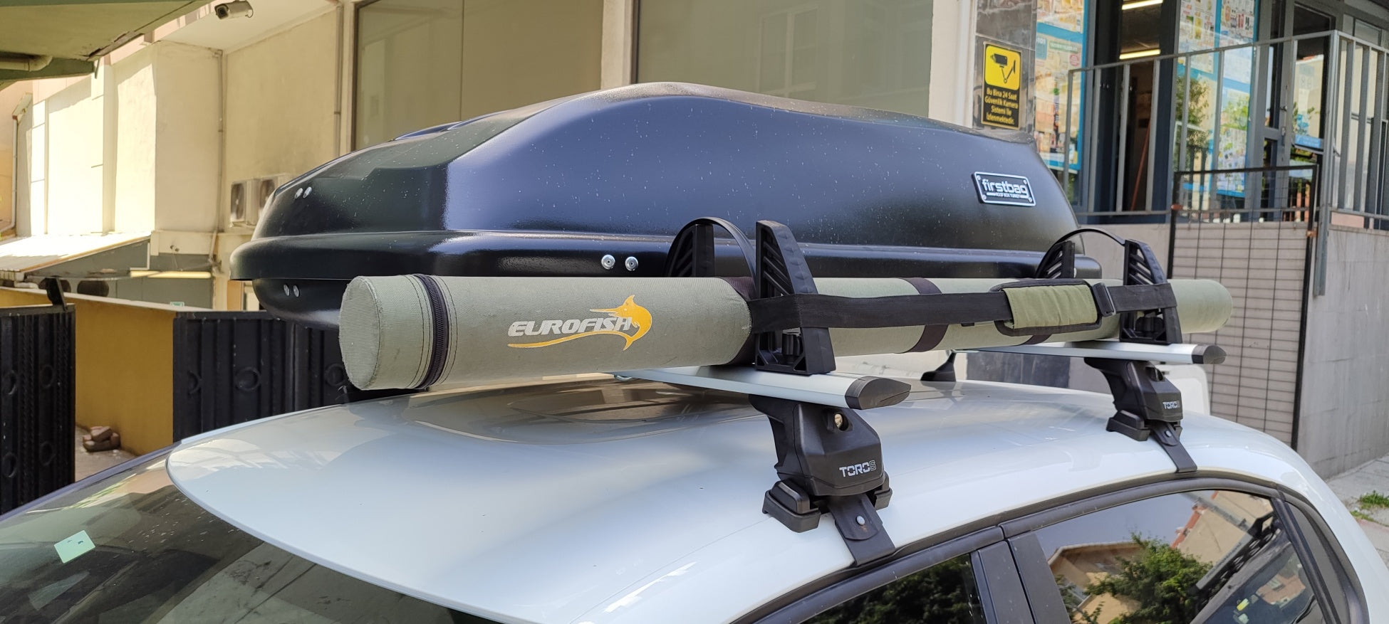 For Kia Forte 2019-Up Roof Rack Cross Bars Normal Roof Alu Black