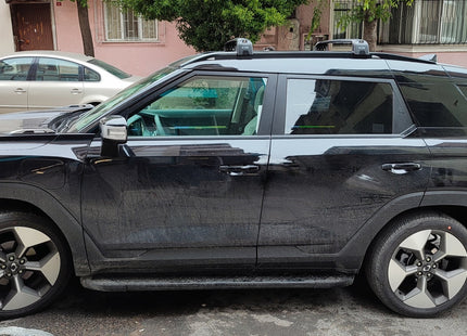 For Kgm Torres Roof Rack System, Aluminium Cross Bar, Flush Rail, Silver