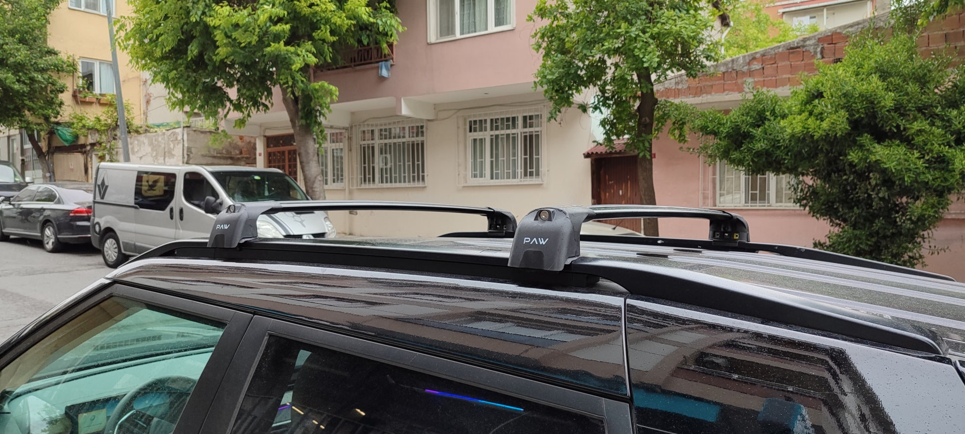 For Ssangyoung Torres Roof Rack System, Aluminium Cross Bar, Metal Bracket, Flush Rail, Silver