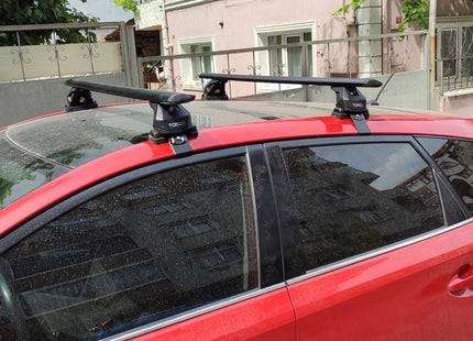 For Toyota Auris Roof Rack Cross Bars Normal Roof Alu Silver 2013-19 (Glass roof)