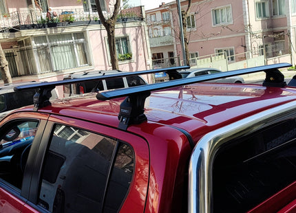 For Toyota Hilux 2015-2021 Roof Rack Cross Bars Normal Roof Alu Silver