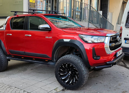 For Toyota Hilux 2015-2021 Roof Rack Cross Bars Normal Roof Alu Silver