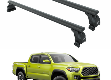 For Toyota Tacoma 2016-2023 Roof Rack Cross Bars Normal Roof Alu Black