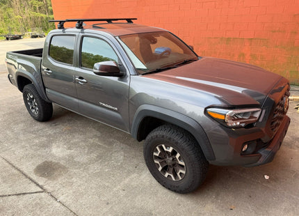 For Toyota Tacoma 2016-2023 Roof Rack Cross Bars Normal Roof Alu Black