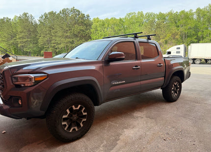 For Toyota Tacoma 2024-2025 Roof Rack Cross Bars Normal Roof Alu Silver