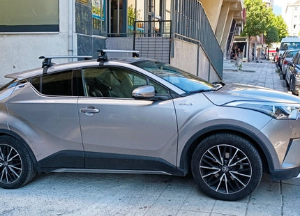 For Toyota C-HR Roof Rack Cross Bars Normal Roof Black 2019-2023