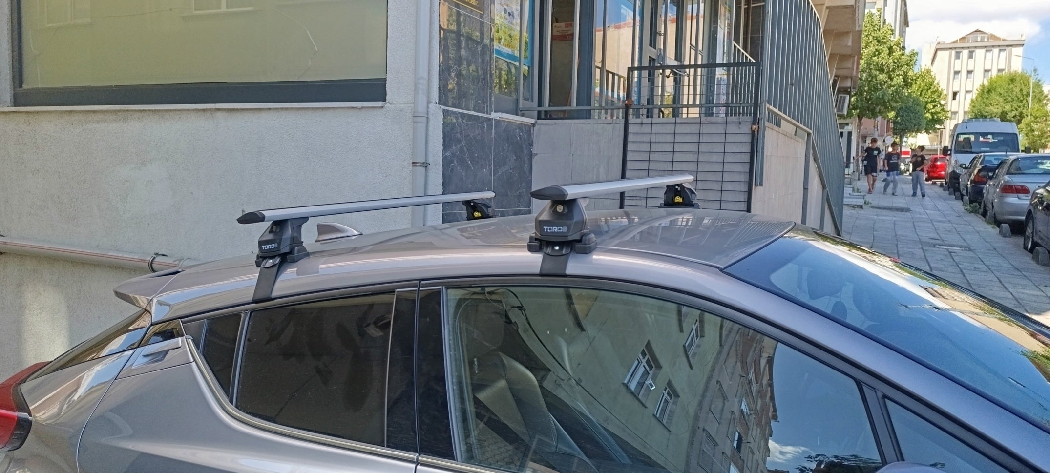 For Toyota C-HR Roof Rack Cross Bars Normal Roof Black 2019-2023