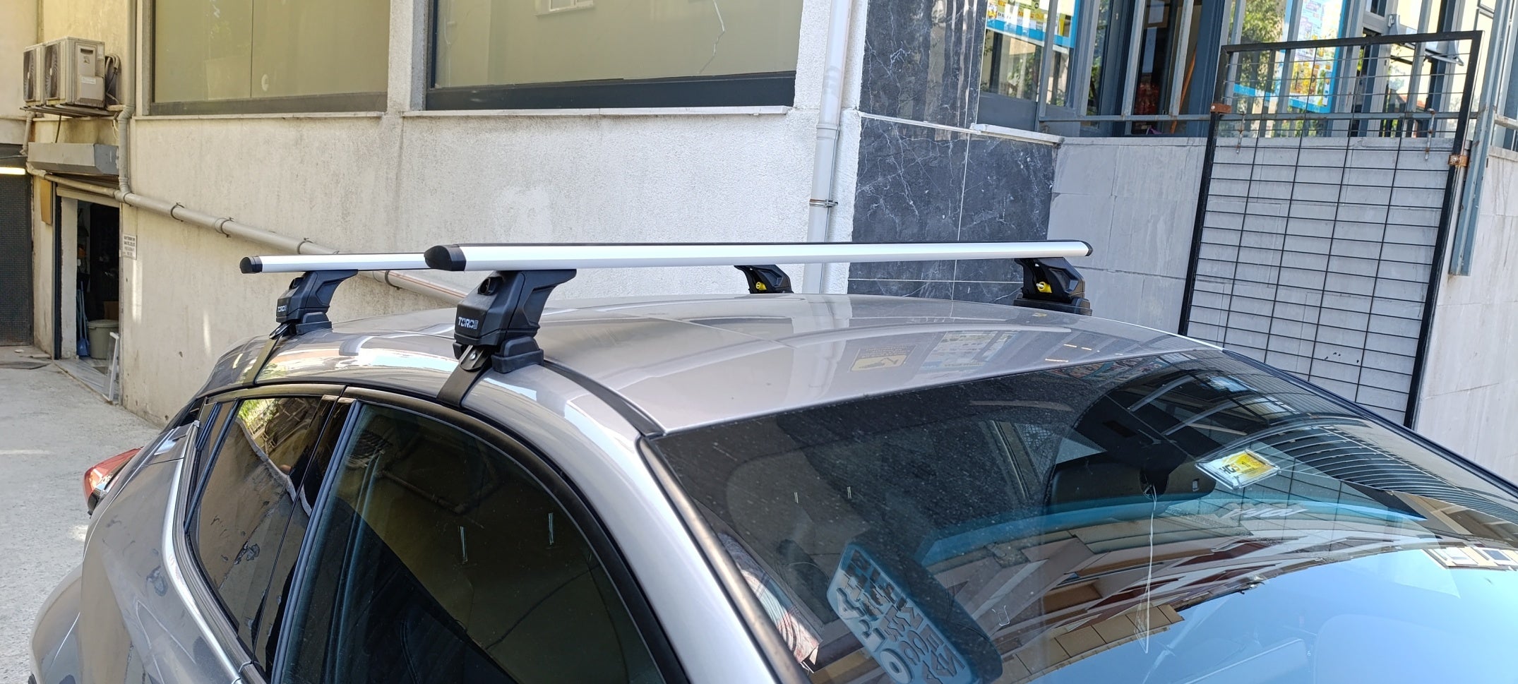 For Toyota C-HR Roof Rack Cross Bars Normal Roof Black 2023-2025
