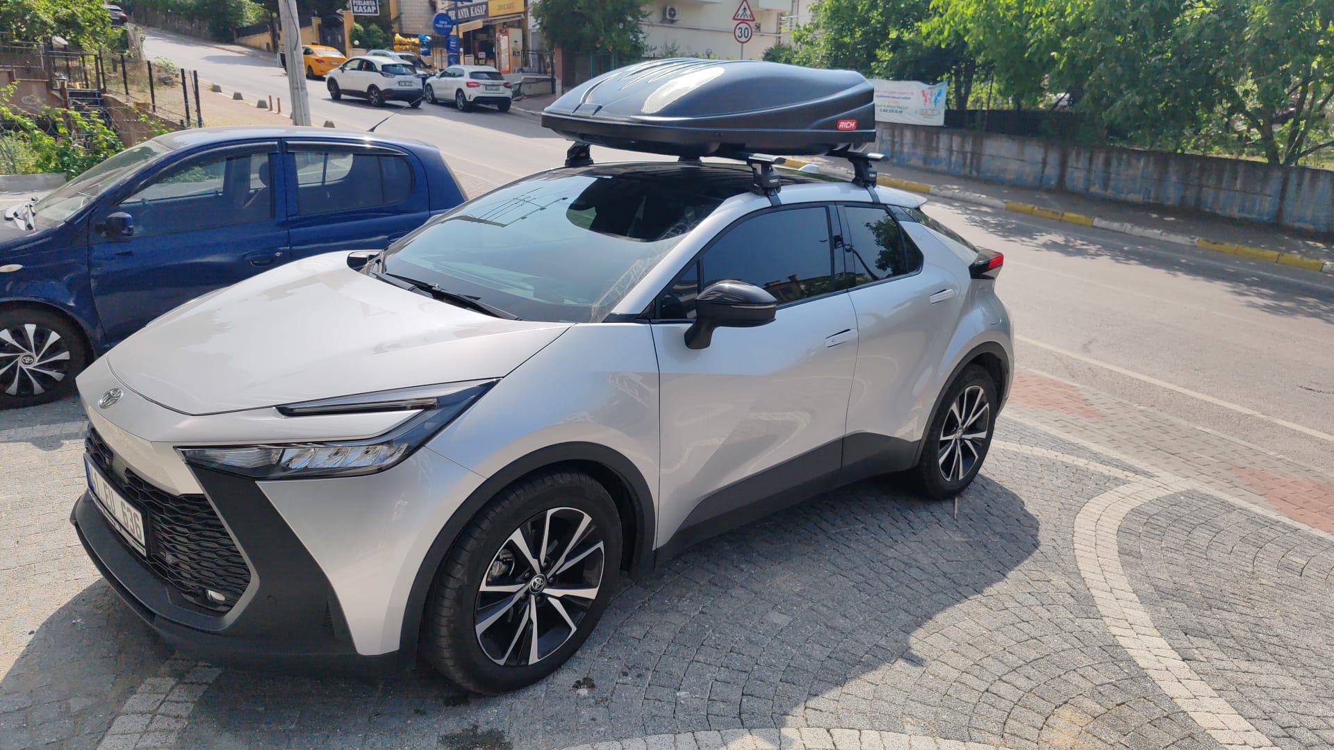 For Toyota C-HR Roof Rack Cross Bars Normal Roof Silver 2023-2025