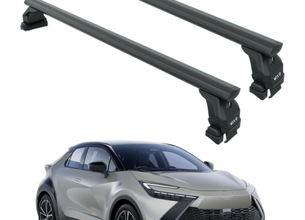 For Toyota C-HR Roof Rack Cross Bars Normal Roof Black 2023-2025