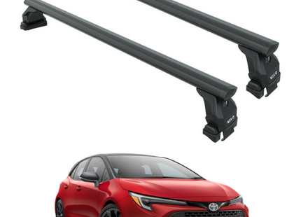 For Toyota Corolla Hatchback 2018-2025 Roof Rack Cross Bars Normal Roof Black