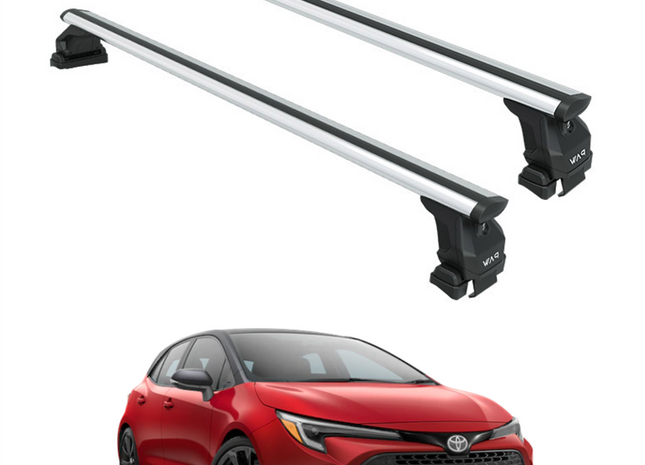 For Toyota Corolla Hatchback 2018-2025 Roof Rack Cross Bars Normal Roof Silver