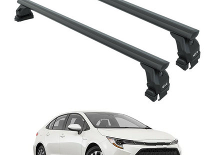 For Toyota Corolla Sedan 2018-2025 Roof Rack Cross Bars Normal Roof Black