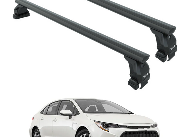 For Toyota Corolla Sedan 2018-2025 Roof Rack Cross Bars Normal Roof Black