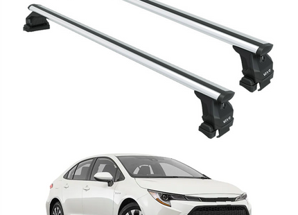 For Toyota Corolla Sedan 2018-2025 Roof Rack Cross Bars Normal Roof Silver