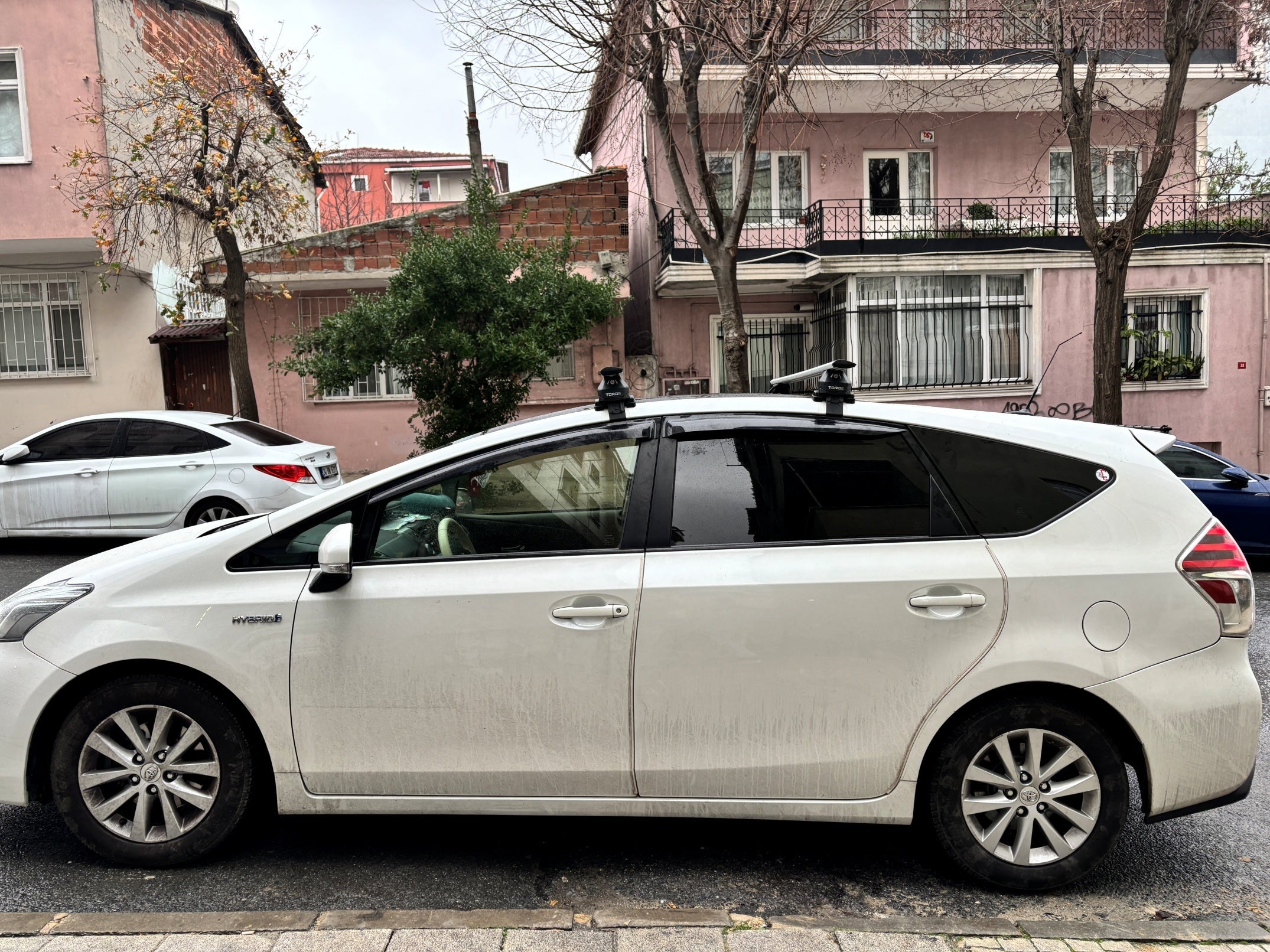 For Toyota Prius 2012-2019 Roof Rack Cross Bars Normal Roof Alu Silver