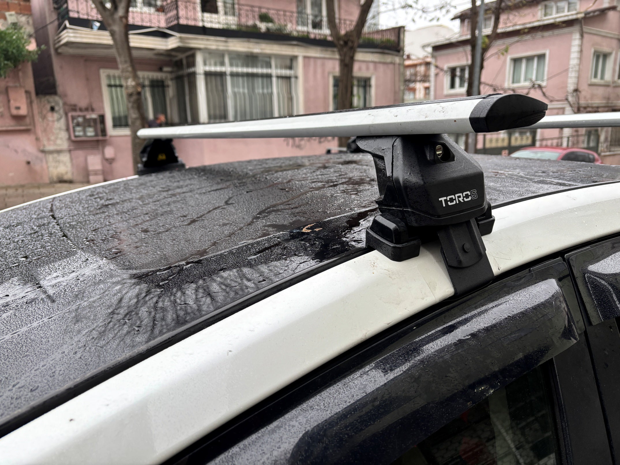 For Toyota Prius Roof Rack Cross Bars Normal Roof Alu 2009-2012 Black