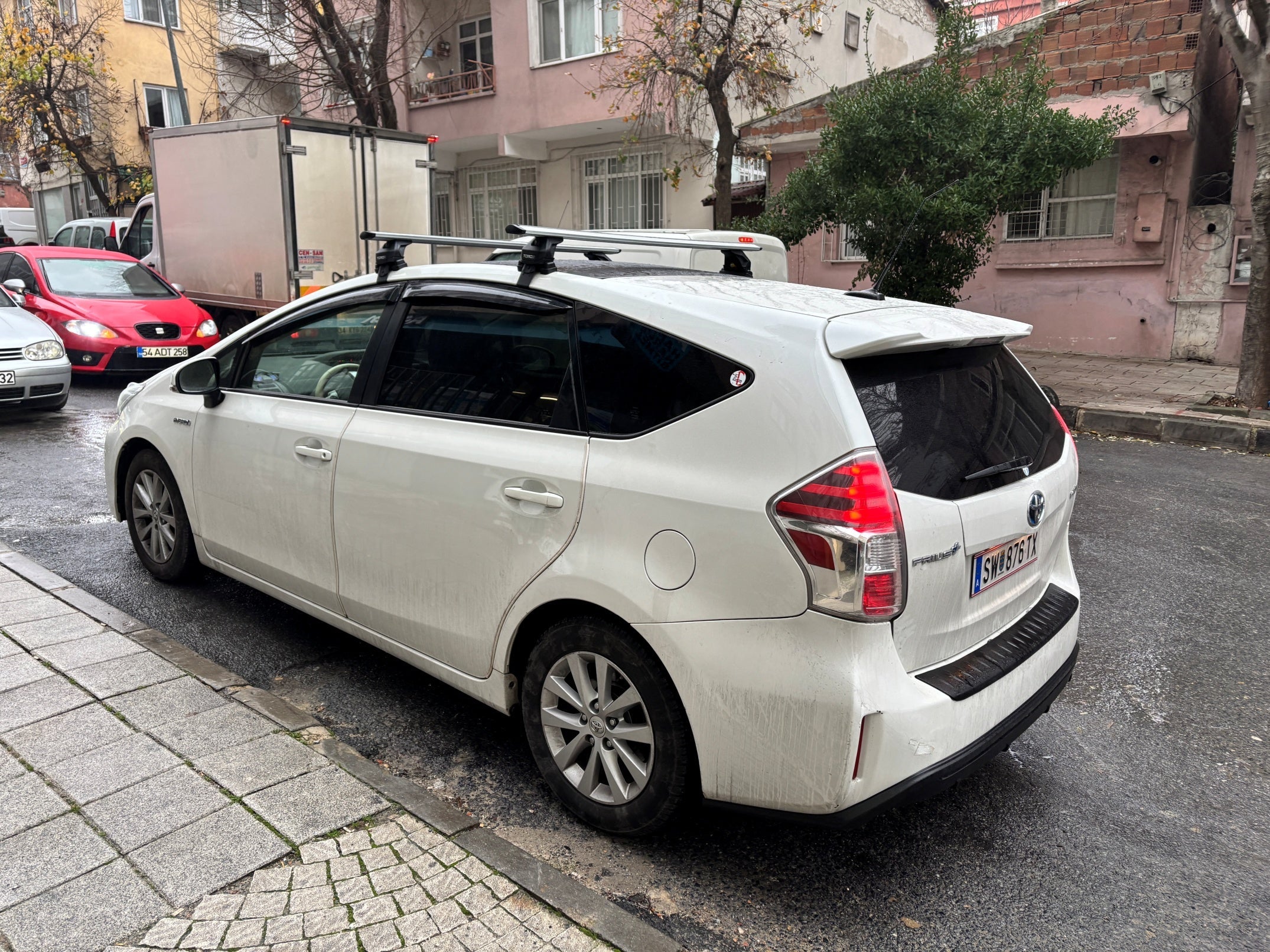 For Toyota Prius 2009-2012 Roof Rack Cross Bars Normal Roof Alu Silver