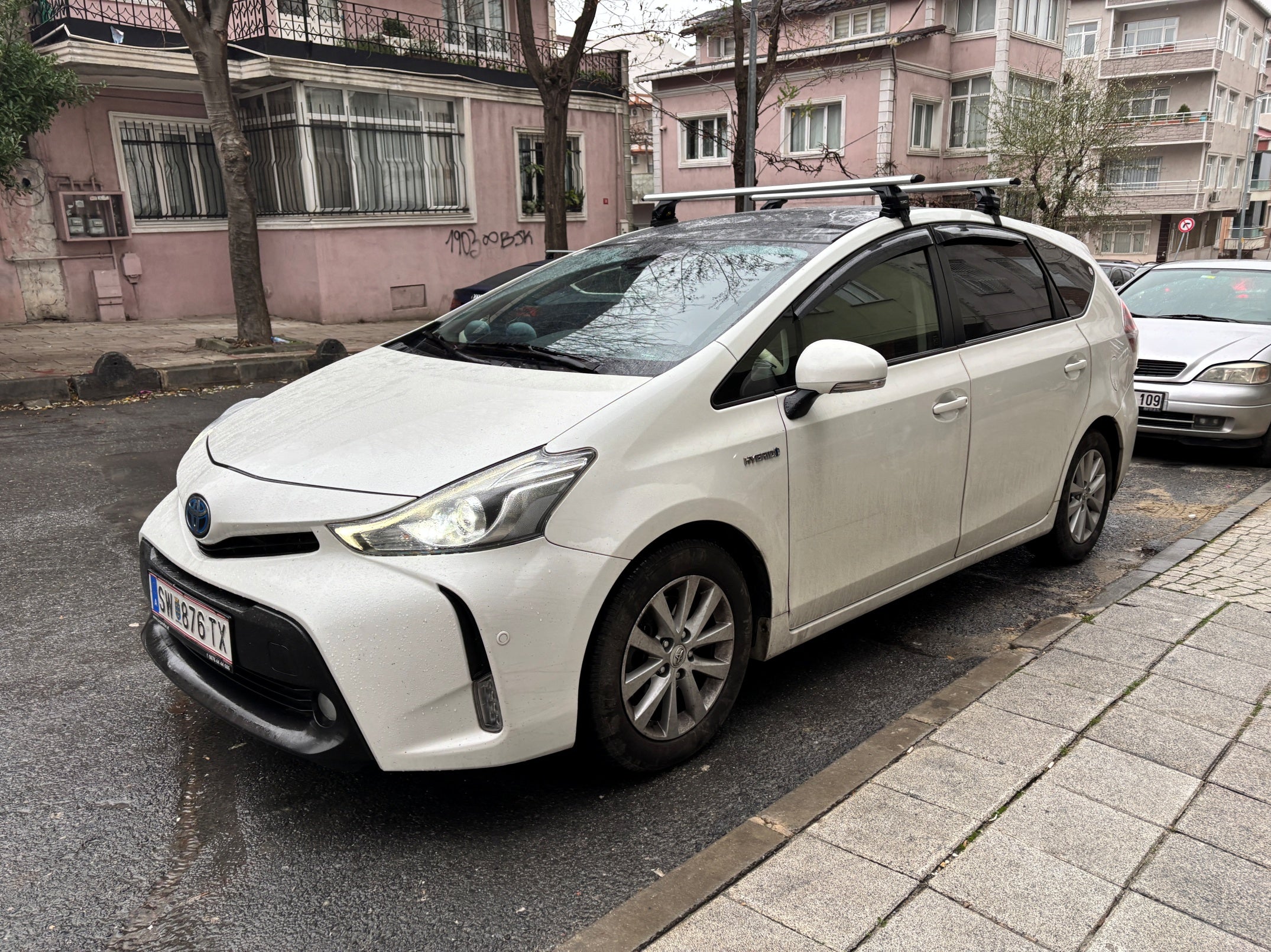 For Toyota Prius 2009-2012 Roof Rack Cross Bars Normal Roof Alu Silver
