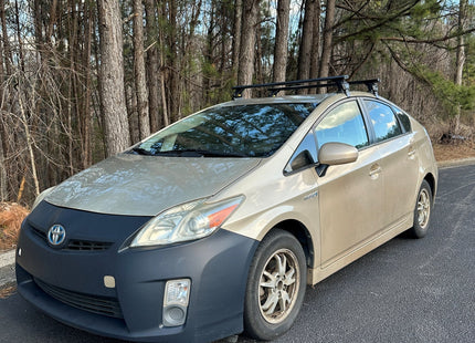 For Toyota Prius Roof Rack Cross Bars Normal Roof Alu 2023- Up Black