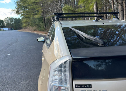 For Toyota Prius Roof Rack Cross Bars Normal Roof Alu 2023- Up Black