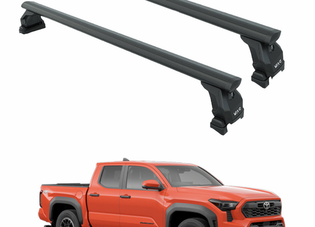 For Toyota Tacoma 2024-2025 Roof Rack Cross Bars Normal Roof Alu Black