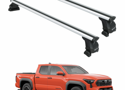 For Toyota Tacoma 2024-2025 Roof Rack Cross Bars Normal Roof Alu Silver