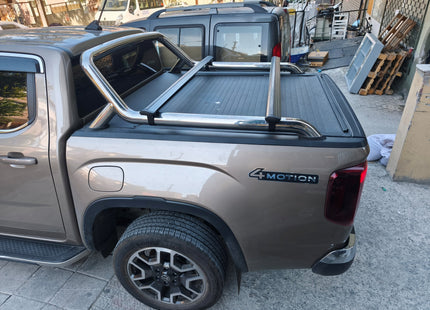 For Volkswagen Amarok MK3 2020-2025 Bed Rack Cross Bars Black