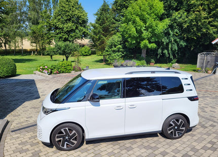 For Volkswagen ID. Buzz SWB L1 Roof Side Rails Ultimate Style Alu Silver