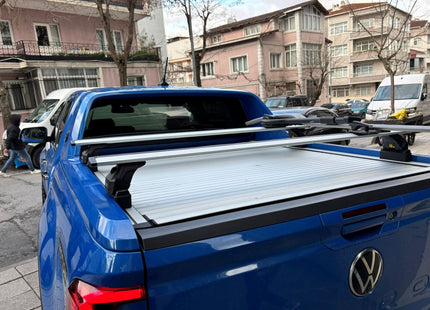 For Volkswagen Amarok Aventura 2020-2025 Bed Rack Cross Bars Silver