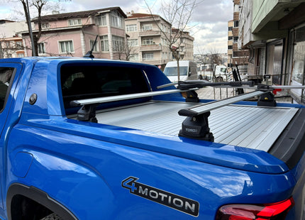 For Volkswagen Amarok Aventura 2020-2025 Bed Rack Cross Bars Silver