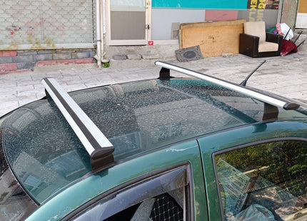 For Volkswagen Bora Sedan Roof Rack Cross Bar, Metal Bracket, Silver 1998-2005