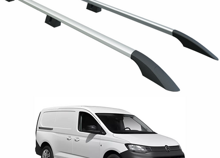 For Volkswagen Caddy V Maxi 2020-2025 Roof Side Rails, Plus Silver
