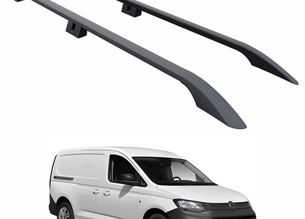 For Volkswagen Caddy V Maxi 2020-2025 Roof Side Rails, Plus Black