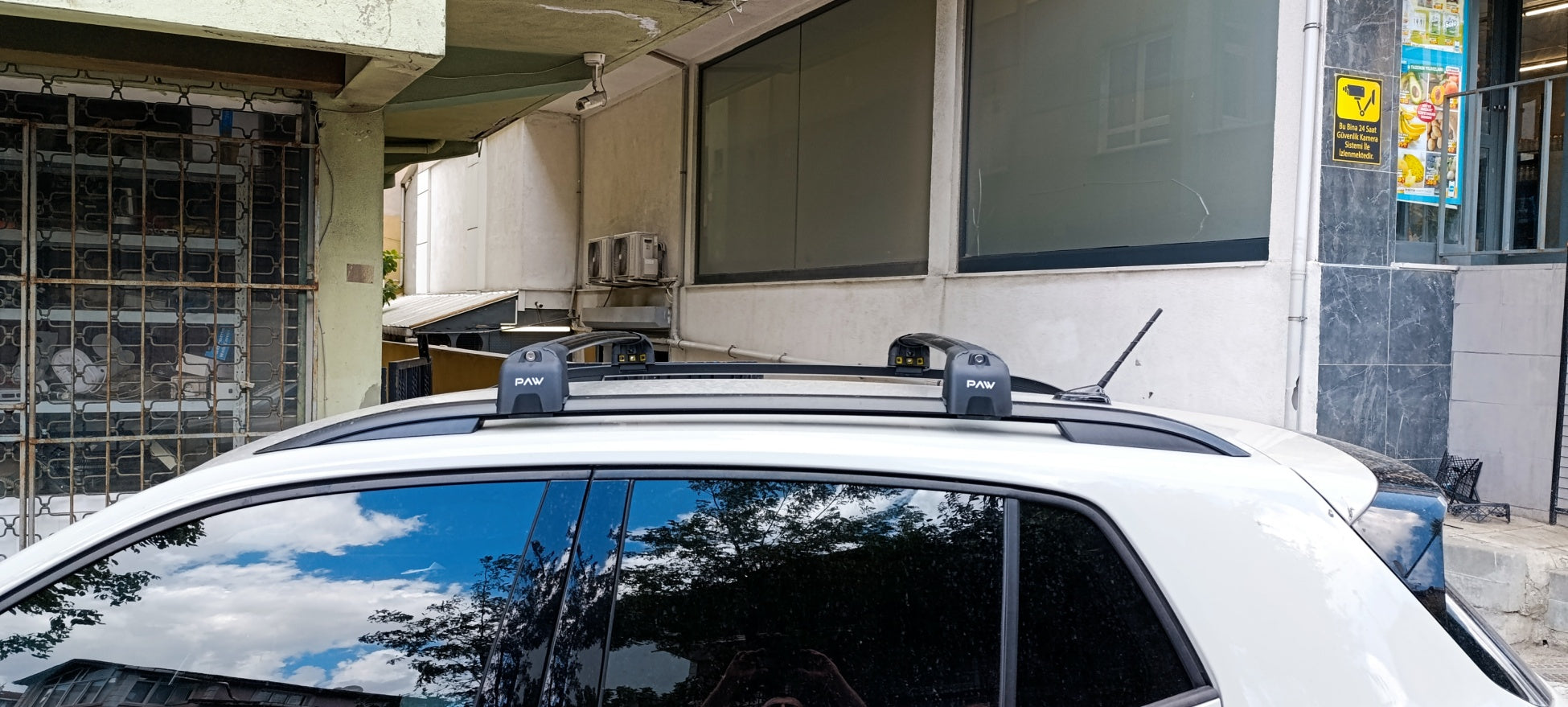 For MG ZS EV Roof Rack Cross bars to For Raised Roof Rails Silver