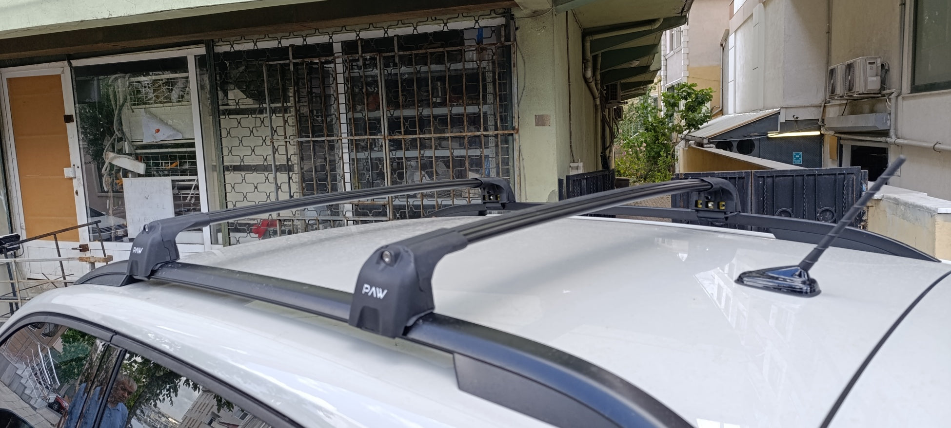For MG ZS EV Roof Rack Cross bars to For Raised Roof Rails Silver