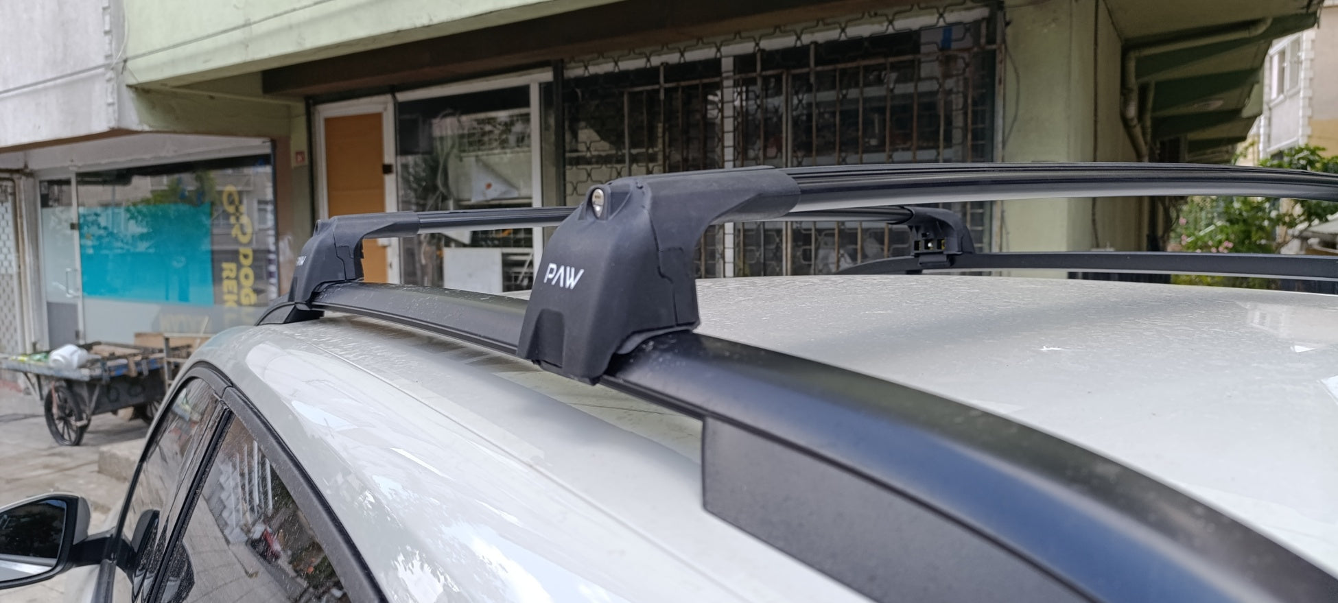 For MG ZS EV Roof Rack Cross bars to For Raised Roof Rails Silver