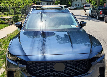 For Mazda CX 50 2021-Up Roof Rack Cross Bars Flush Rail Alu Silver