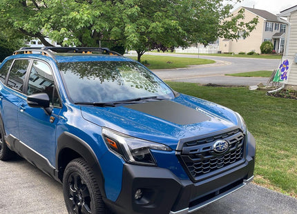 For Subaru Forester Wilderness 2022-Up Roof Rack Cross Bars Metal Bracket Raised Rail Alu Black