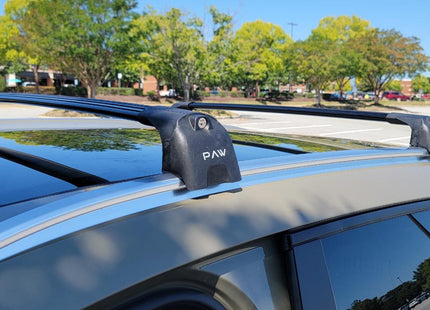 For Mazda CX 5 2017-Up Roof Rack Cross Bars Flush Rail Alu Black