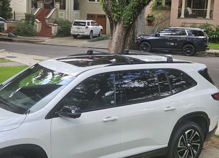 For Mercedes Benz EQA SUV (2021-2026) Roof Rack Cross Bars Flush Rail, Silver