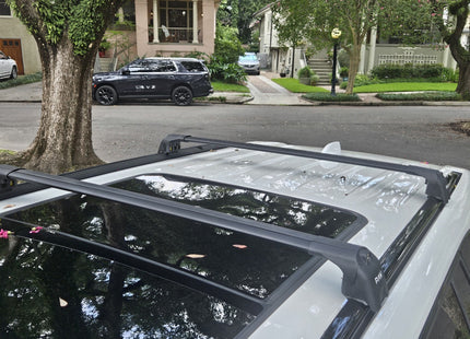 For Hyundai ioniq 9 Roof Rack Cross Bars Flush Rails Alu Silver